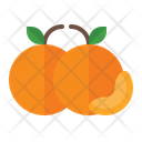 Mandarin Orange Organic Icon