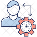 Time Management Manager Efficiency Icon