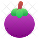 Mangosteen Fruit Food Icon