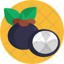 Exotic Fruits Mangosteen Fruit Icon