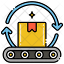 Manufacturing Industrial Robot Conveyor Belt Icon