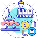 Business Model Manufacturer Icon