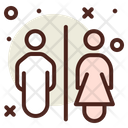 Manwoman Man And Woman Toilet Icon