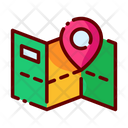 Map Paper Map Location Icon