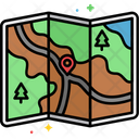Mmap Map Camping Map Icon