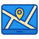 Map Tablet Navigation Direction Guide Icon