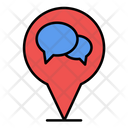 Map Chat  Icon