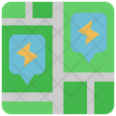 Map Location Charging Icon