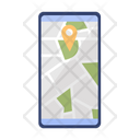 Mobile Gps Map Icon