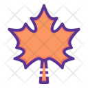 Maple Leaf Leaves Icon