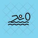 Marathon Swimming Water Icon