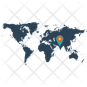 Terra Localizacao Mapa Ícone
