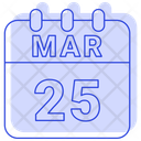 March 25 Icon