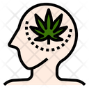 Marijuana Brain Effect Icon