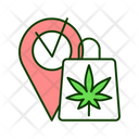 Marijuana Dispensary Buy Icon