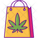 Marijuana Shopping Bag  Icon