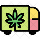 Truck Cannabis Marijuana Icon
