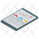 Pie Chart Graphical Presentation Marketing Analysis Icon