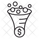 Marketing Funnel Sales Funnel Currency Conversion Icon