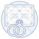Marriage License Marriage Certificate Marriage Rings Icon