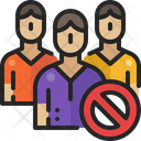 No Crowd Outbreak Pandemic Icon