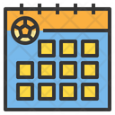 Calendar Match Schedule Match Date Schedule Icon