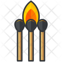 Burning Matches Icon