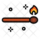 Matchstick Fire Flame Icon