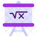 Maths Class Maths Lecture Mathematics Presentation Icon