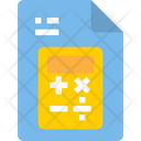Calculator Maths File Accounting File Icon