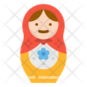 Matryoshka Doll Russian Icon