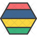 Mauritius African Country Icon