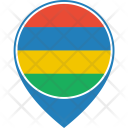 Mauritius Flag World Icon