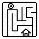 Maze puzzle  Icon