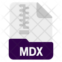 Mdx File Document Icon