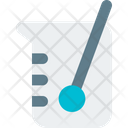 Measuring Cup On Testing Icon