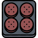 Meat Cutlet Icon