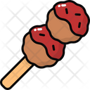 Meatball Meat Skewer Icon