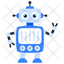 Mechanical Robot Bionic Man Humanoid Icon