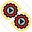 Mechanism System Play Icon