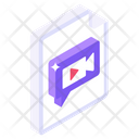 Media File Video File Video Content Icon