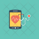 Mobile App Health Icon