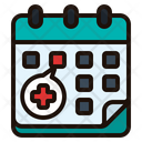Medical Appointment Calendar Time And Date Icon