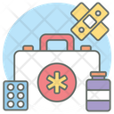 First Aid Kit Medicine Box Tablet Kit Icon