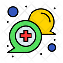 Medical Chat Medical Commnunication Medical Talk Icon