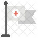 Medical Flag Rescue Icon