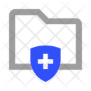 Folder Shield Protection Icon