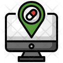 Medical Location Map Pointer Pharmacy Icon