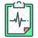 Medical Report Heartbeat Report Clipboard Icon