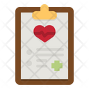Medical Test Heart Report Medical Report Icon